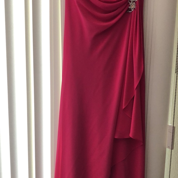 PROM GOWN /COCKTAIL DRESS +SHAWL+AUMONIERE - Picture 4 of 8